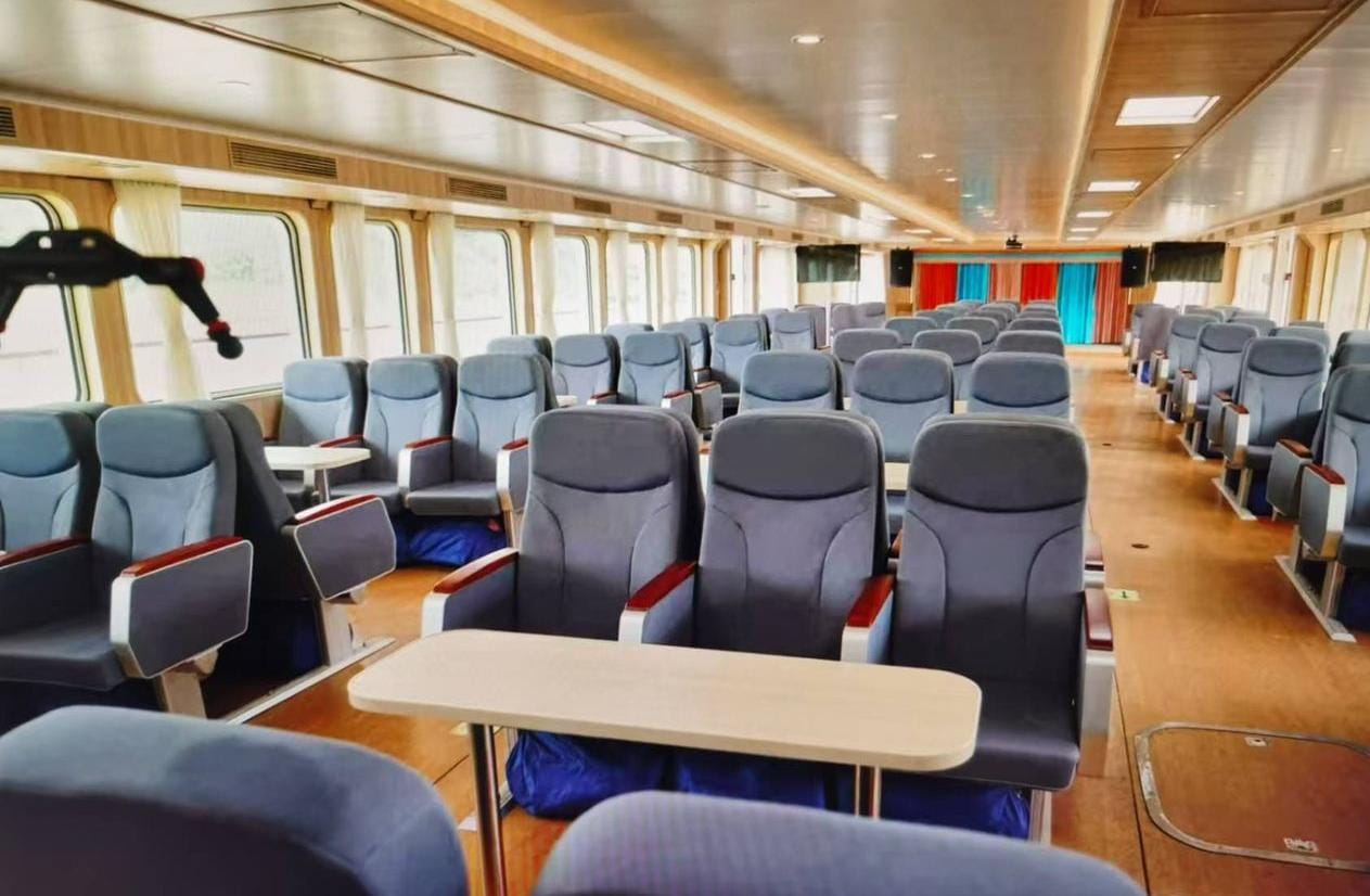 Intérieur du bateau